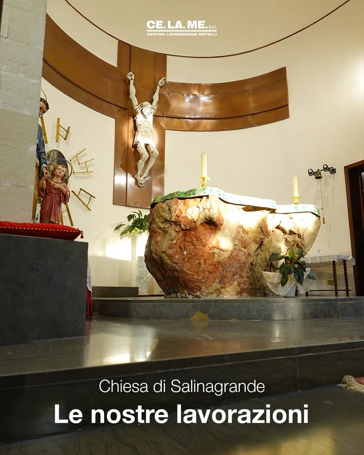 Le nostre realizzazioni ✨
Abbiamo realizzato il crocifisso in rame e